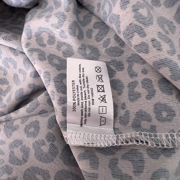 Good Times & Great Adventures Top Womens XL Leopard Cheetah Lightweigh Print #44 - Picture 9 of 9